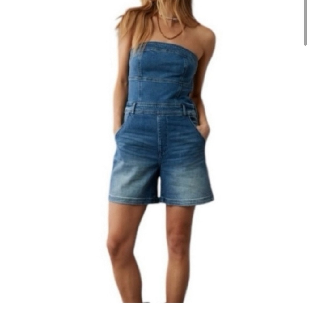 American Eagle Outfitters Denim Jumpsuit